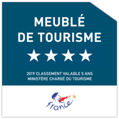 Classement Meublés de Tourisme : 4 étoiles